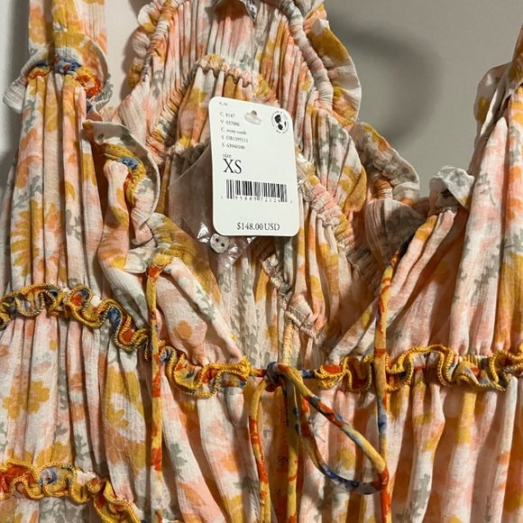 FREE PEOPLE DANCE WITH ME PRINTED MAXI - Picture 2 of 3